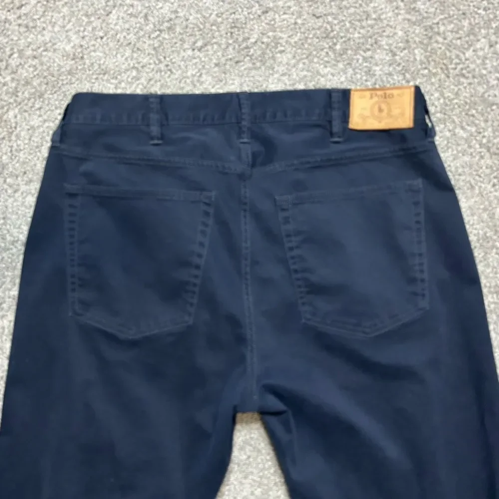 Polo Ralph Lauren Navy Blue Flat Front Chinos size 38